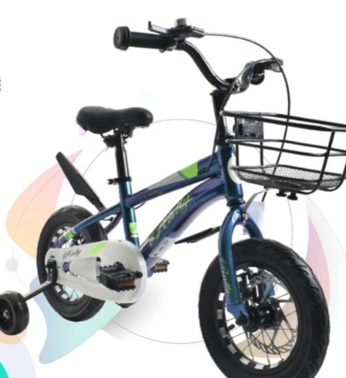 صورة دراجة أطفال مع سلة رياضية مقاس 12